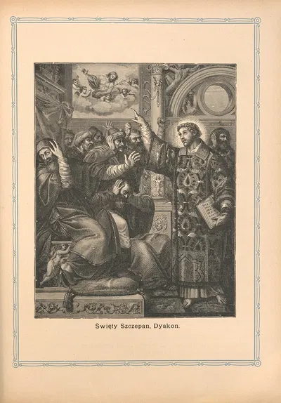 Święty‎ ‎Szczepan,‎ ‎Dyakon by Otto Bitschnau, 1912 — digital art print download