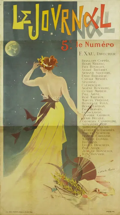 Le Journal 5 c. le Numéro by Pal (Jean de Paleologue), 1896 — digital art print download
