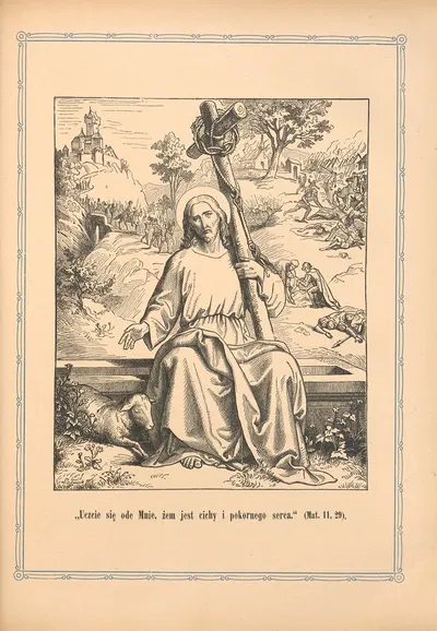 Uczcie się ode Mnie, żem jest cichy i pokornego serca by Otto Bitschnau, 1912 — digital art print download