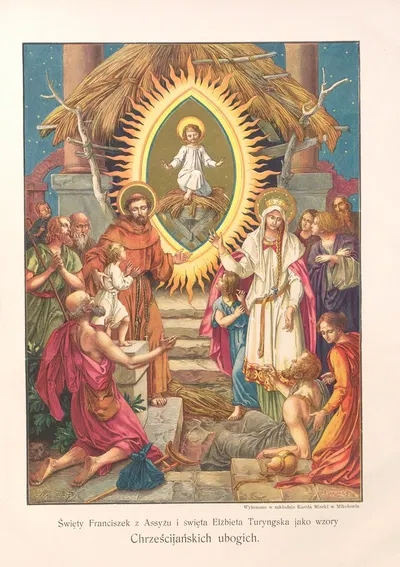 Chrześcijańskich‎ ‎ubogich by Otto Bitschnau, 1912 — digital art print download