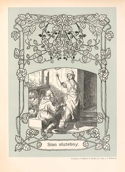 Stan‎ ‎służebny by Otto Bitschnau, 1912 — digital art print download