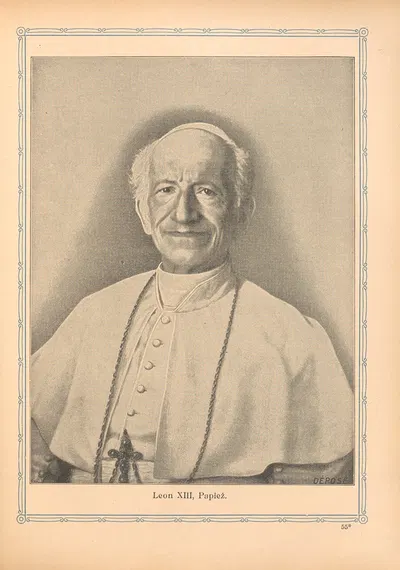 Leon XIII, Papież by Otto Bitschnau, 1912 — digital art print download