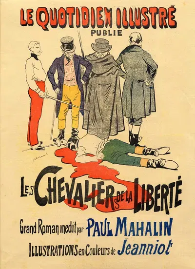 Le Quotidien Illustré publie Les Chevaliers de la Liberté by Пьер Жорж Жанио, 1900 — digital art print download