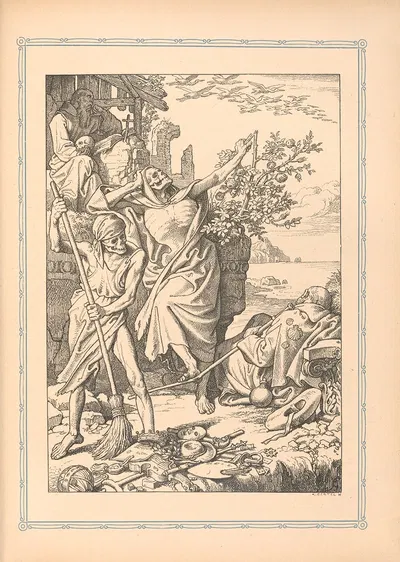 Stan‎ ‎umierających by Otto Bitschnau, 1912 — digital art print download