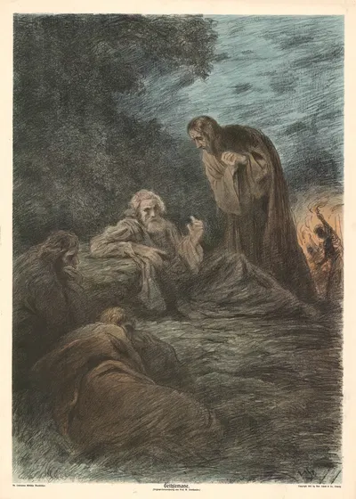 Gethsemane by Вильгельм Штайнхаузен, 1910 — digital art print download