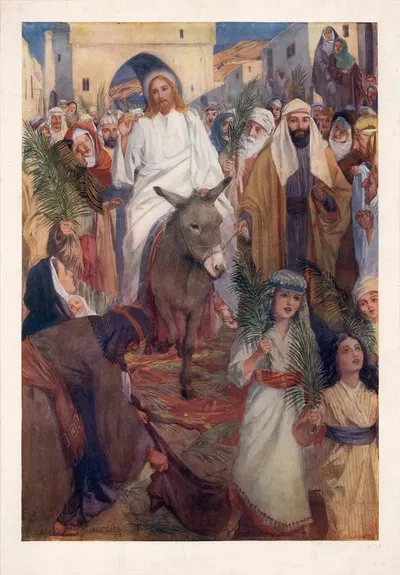 The Triumphal Entry by Джон Е. Сатклифф, 1906 — digital art print download