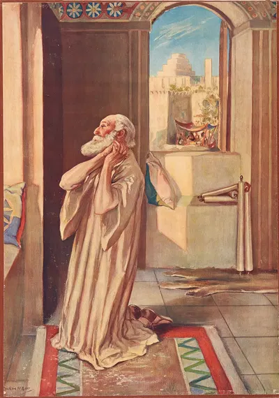 Daniel's prayer by Robert Payton Reid, 1906 — digital art print download
