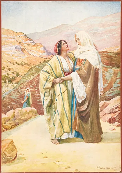 Ruth and Naomi by Robert Payton Reid, 1906 — digital art print download