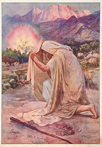 The burning bush by Robert Payton Reid, 1904 — digital art print download