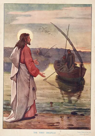 The first disciples by Robert Payton Reid, 1904 — digital art print download