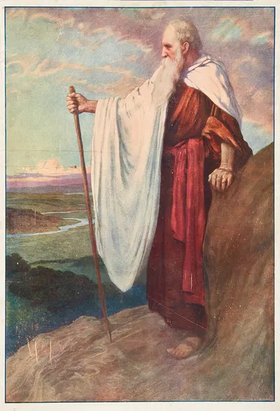 The death of Moses by Thomas Nelson & Sons, 1906 — digital art print download