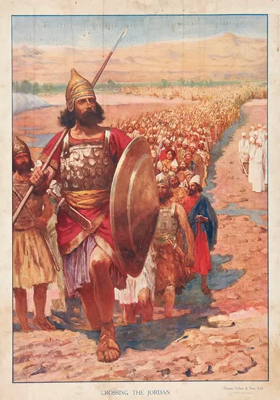 Crossing the Jordan by Thomas Nelson & Sons, 1906 — digital art print download