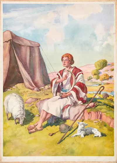 The Shepherd by Thomas Nelson & Sons, 1904 — digital art print download