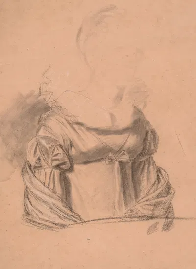 Study of a Woman's Dress by John Vanderlyn — digital art print download