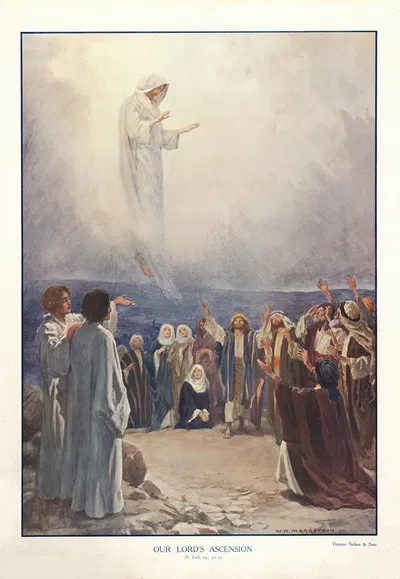 Our Lord's asscension by Уильям Генри Маргетсон, 1904 — digital art print download