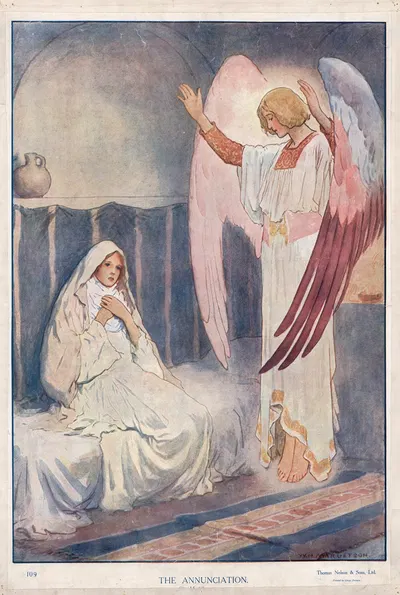 The Annuciation by Уильям Генри Маргетсон, 1904 — digital art print download