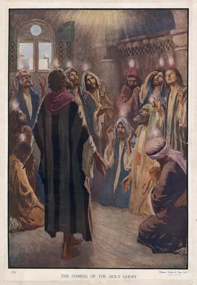 The coming of the Holy Ghost by Уильям Генри Маргетсон, 1906 — digital art print download