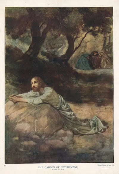 The garden of Getsemane by Уильям Генри Маргетсон, 1904 — digital art print download