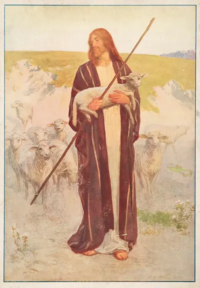 The Good Shepherd by Уильям Генри Маргетсон, 1906 — digital art print download