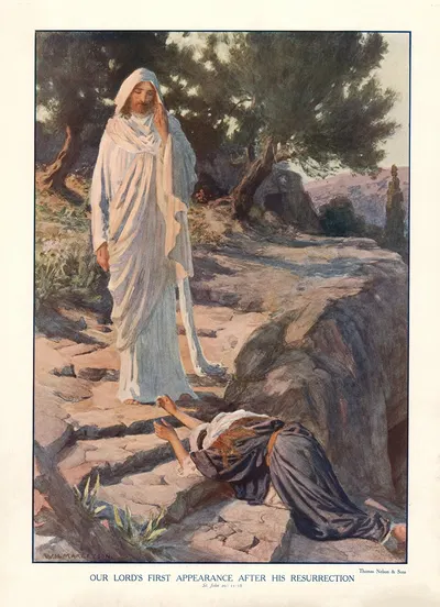 The Lord's first apperance after his Resurrection by Уильям Генри Маргетсон, 1904 — digital art print download