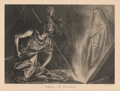 Saul in Endor by Fritz Roeber, 1888 — digital art print download