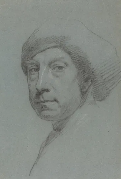 Self-Portrait Wearing a Turban by Jonathan Richardson the Elder, 1728 — digital art print download
