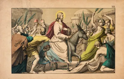The entry into Jerusalem by Theodor Eckardt, 1879 — digital art print download