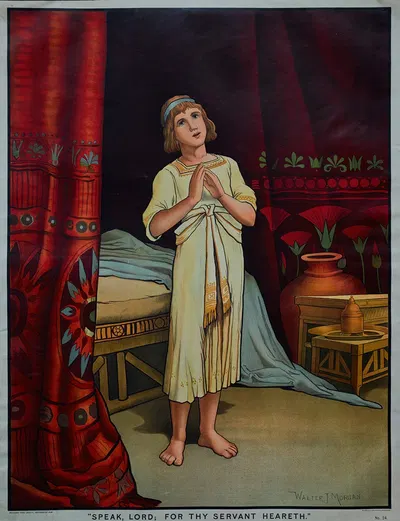 Speak, Lord; for thy servant heareth' by Walter Jenks Morgan, 1888 — digital art print download