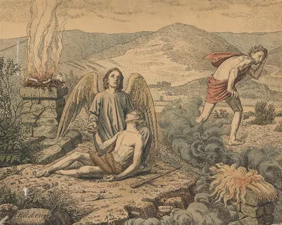 Cain kills Abel by C. Roesberg — digital art print download