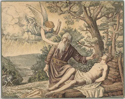 Isaac's sacrifice by C. Roesberg — digital art print download