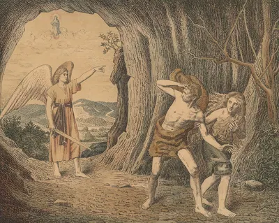 The Expulsion from Paradise by C. Roesberg — digital art print download