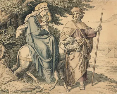 The Flight into Egypt by H. Commans — digital art print download