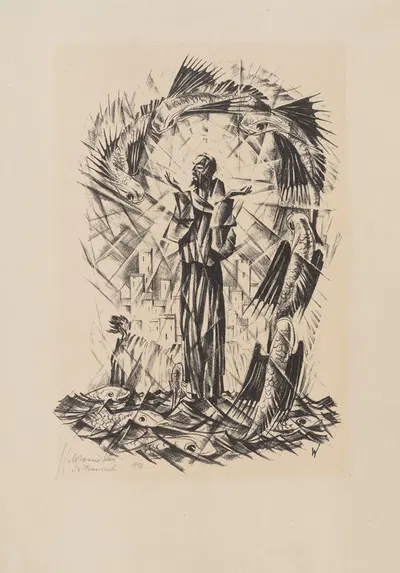 Saint Francis of Assisi by Ян Я. Вронецкий, 1936 — digital art print download