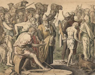 Joseph is sold by his brothers by Joseph von Führich — digital art print download