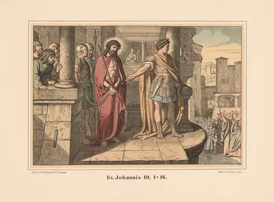 The people choose Barabbas to be freed by Karl Gottlob Schönherr, 1911 — digital art print download