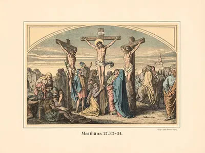 The Crucifixion by Karl Gottlob Schönherr, 1911 — digital art print download