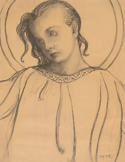 Angel by Карел Витезслав Машек, 1915 — digital art print download