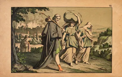 The Rescue of Lot by Theodor Eckardt, 1879 — digital art print download