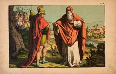 Rehoboam and the Prophet Shemaiah by Theodor Eckardt, 1879 — digital art print download