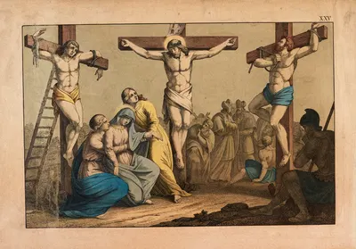 The Crucifixion by Theodor Eckardt, 1879 — digital art print download