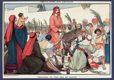 Christ's Entry into Jerusalem by Walter Sidney Stacey, 1888 — digital art print download