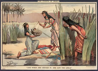 The Finding of Moses by Walter Sidney Stacey, 1888 — digital art print download
