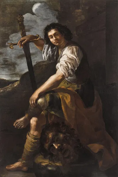 David with the head of Goliath by Артемизия Джентилески — digital art print download