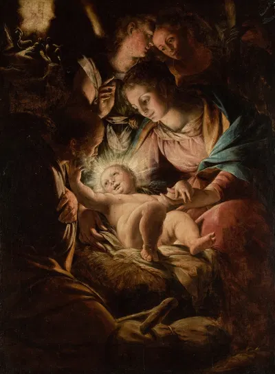 The Nativity by Giovanni Battista Paggi, 1584 — digital art print download