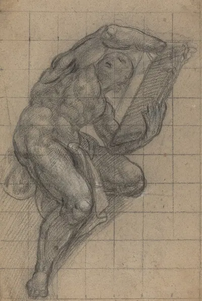 Study for a Prophet by Lattanzio Gambara, 1567-1573 — digital art print download