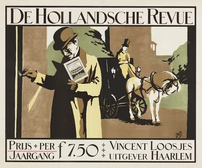 De Hollandsche Revue by Vincent Loosjes, 1900-1920 — digital art print download
