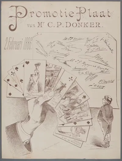 Cornelis Petrus Donker by Braakensiek lith., 1884 — digital art print download