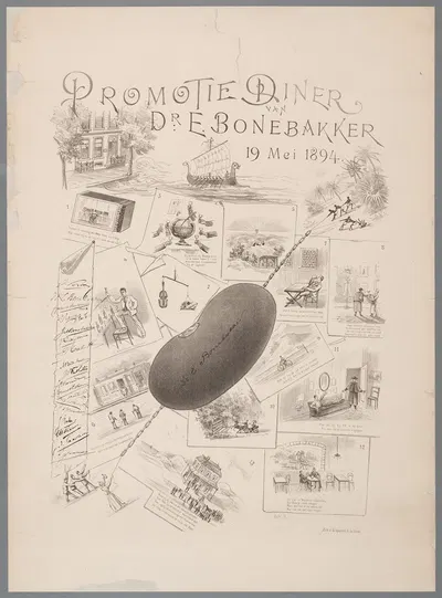 Ernst Bonebakker by Dieperink & Co, Lith., 1894 — digital art print download