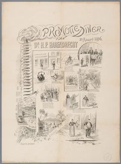 Hendrik Pieter Barendrecht by Dieperink & Co, Lith., 1886 — digital art print download