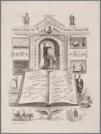Jaap van Schevichaven by Dieperink & Co, Lith., 1888 — digital art print download